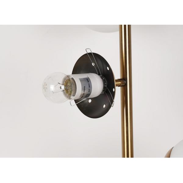 Лампы Nightstand золота источника света E27 высоты 37cm Dia 65cm современные