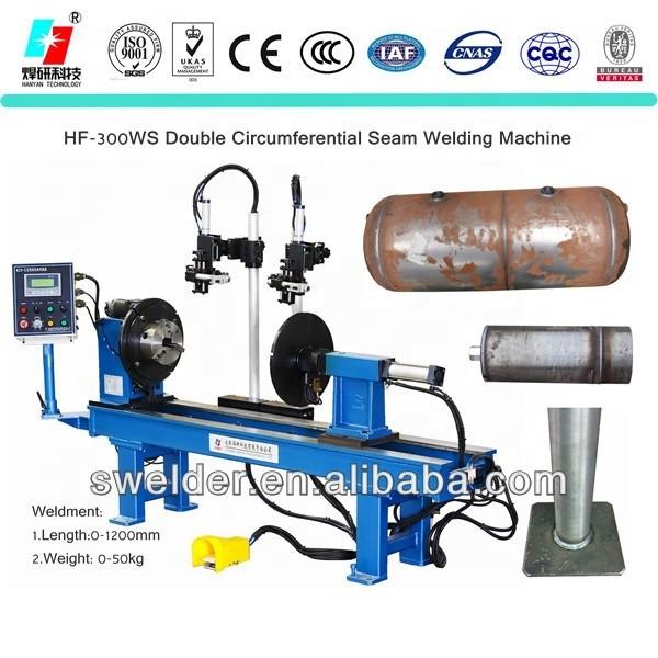 550mm Rotating Diameter Horizontal Welding Machine Automatic Double Seam Girth Welding Machine