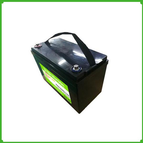 Rechargeable LiFePO4 lithium ion 12V 100ah solar battery pack  for solar power