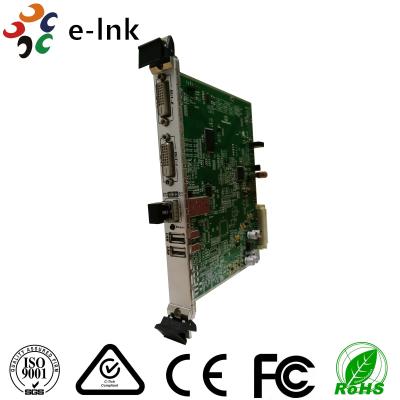 porto Dvi de 10G SFP+ ao tipo de cartão 4K da cremalheira do conversor 5U dos ethernet 3840*2160/60P