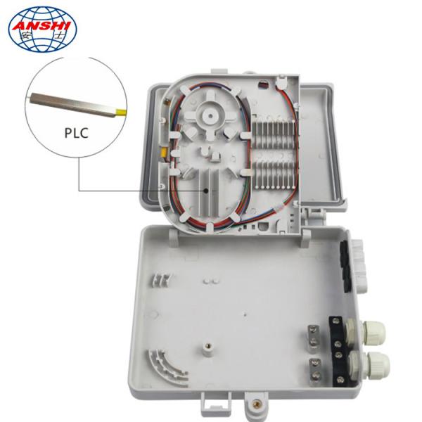 Outdoor Indoor 8 core Optical Fiber Distribution Box FAT Box with Pigtail or With PLC Splitter