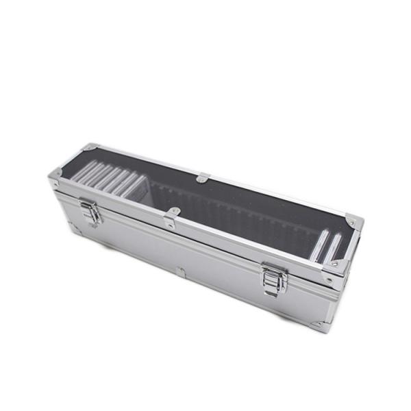 Silver Color Aluminum Storage Case , 25 PCGS NGC Coin Holder Storage Box