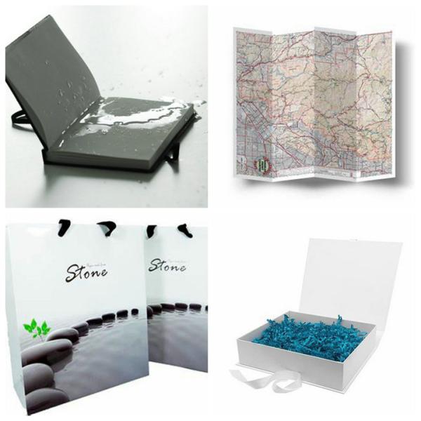 Waterproof 120g - 300g White Color Stone Paper For Advertising Printing