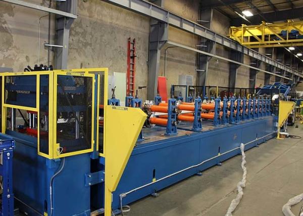 Wall Sheet Steel Silo Roll Forming Machine / Silo Side Panel Roll Forming Equipment