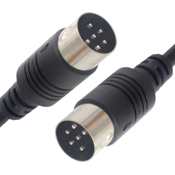 OEM Factory S Video Audio Shield Male to Male Female 3 4 5 6 7 8 9 10 13 PIN MIDI DIN Extension Cable