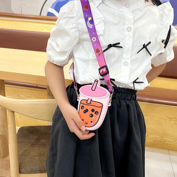 Кваи Силиконовый карандаш Чехла BPA Бесплатный канцелярский организатор Макияжный пакет Кроссбоди плечевая сумочка Сумка для детей Рождественский подарок