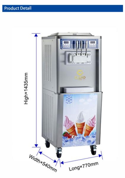 Congelador industrial de sorvete com 2 saltadores e 2x5.8L de capacidade