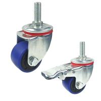 30mm 2 polegadas - o de alta capacidade TPR azul M12 rosqueou o rodízio da haste