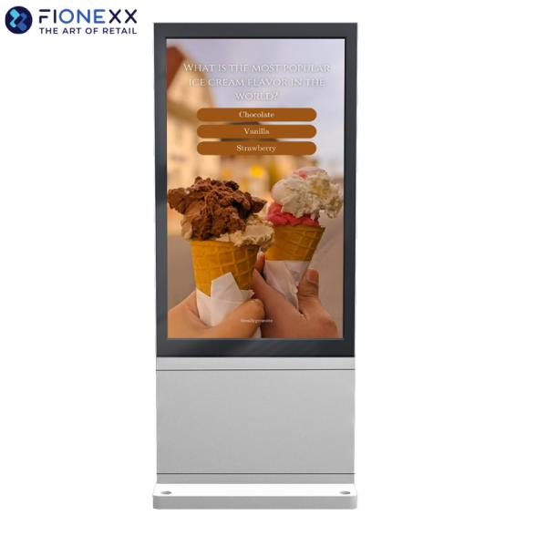 FIONEXX 86 señalización digital pantallas de publicidad digital externas red WiFi