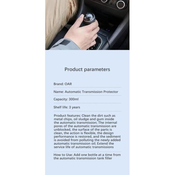 Agente de protección de la transmisión del automóvil para el sistema de transmisión automática