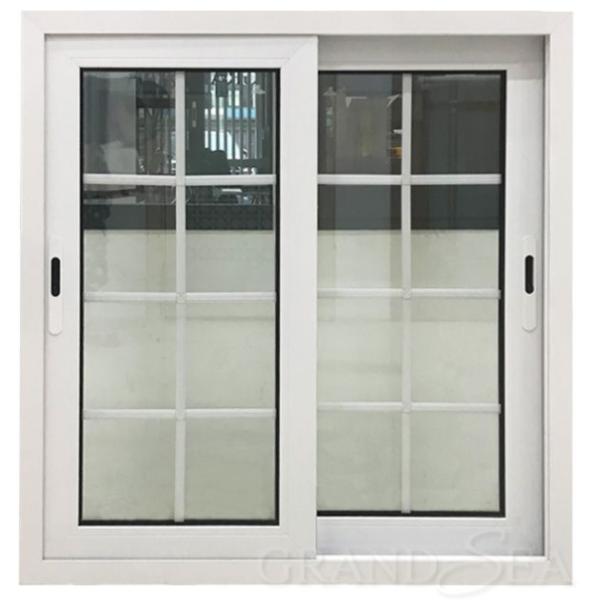 PVC Glass Aluminium Frame Casement Window Powder Coated For Apartment