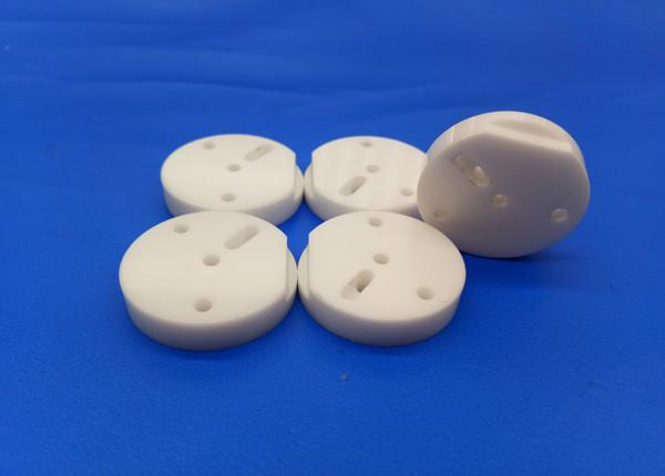 customized high precision white zirconia ceramics industrial disc plates polished components