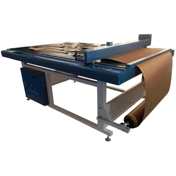 Paper Pattern Inkjet Flatbed Cutter Plotter , Inkjet Printing Cutting Machine