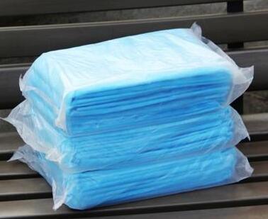 80 * 200 см настройка одноразовый PP Spunbond нетканая ткань постельное белье в белом синем