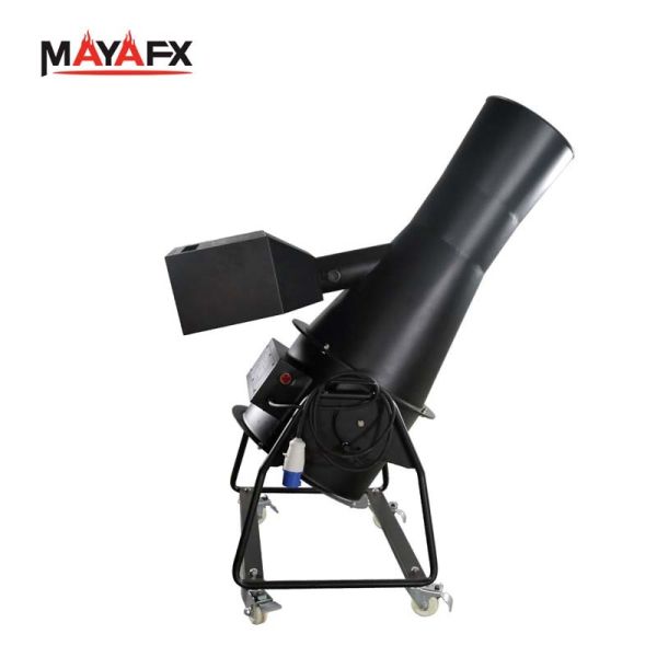 1000W Power Electric Fan Color Paper Machine with 8-12m  Height and Adjustable Spray Angle for Atmospheric Effects