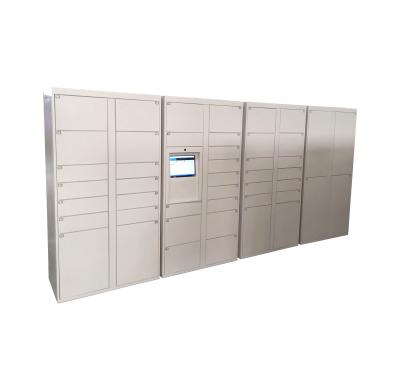 Keyless Indoor Parcel Delivery Electronic Locker Digital Signage Office Building Apartment Use