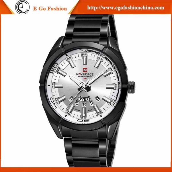 Korean Fashion Jewelry Wholesale Watches Business Watch Naviforce 903801 Steel Watches Man