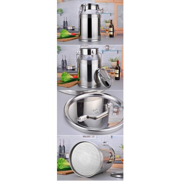 Thickened 304 Stainless Steel Sealed Drums 20L For Milk