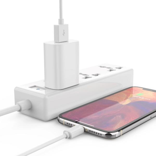 India Fast Charger Adapter 5v Iphone Wall Charger 12w uSB Wall Mobile Charger White&Black