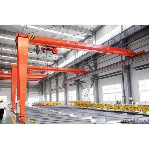 CE High Technique Single Girder Semi Gantry Crane With Hoist 0~8m/Min