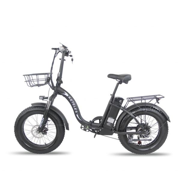 EU Warehouse 1000W 20x4.0 Fat Tire Folding Electric Bike with 48V 18Ah Lithium Battery