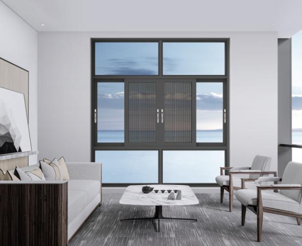 SZG Casement Open Aluminum Swing Window With Stainless Steel Hardware