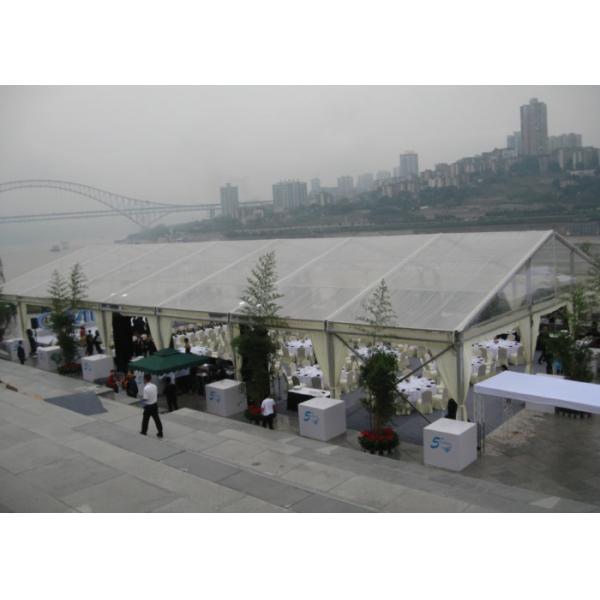 Aluminum Structure Material Luxury Clear Top Wedding Tent Waterproof Windproof