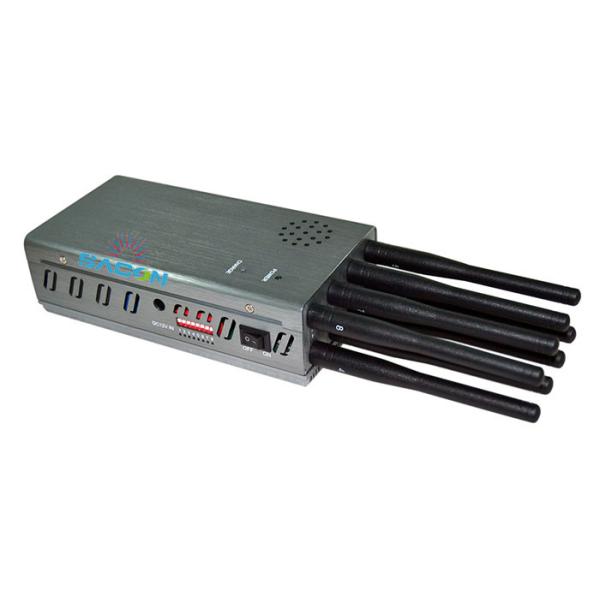 8W High Power GPS Jammer and Cell Phone Blocker with 8 Bands and 30m Range