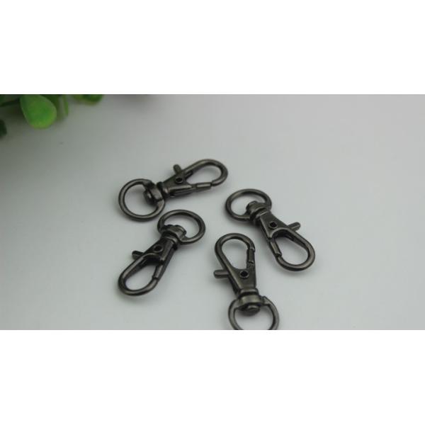 Bag accessories parts zinc alloy round 10 mm small claw snap hook clip for metal chain