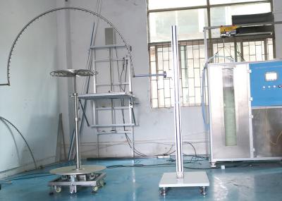 Equipamento de testes fixado na parede IPX1 do ingresso da água ao gotejamento IPX4 vertical e ao tubo de oscilação