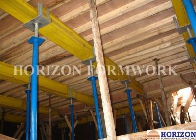 Q235 Steel Pipe Adjustable Telescopic Steel Props 3.5 M Height For Slab Formwork