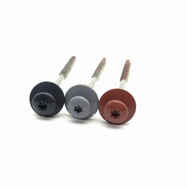 Aisi 304 Grade Stainless Steel Roofing Screws , A2 Torx Pan Head Roofing Screw T17