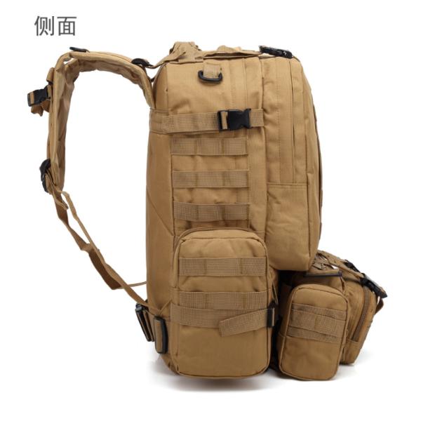 Sac à dos en tissu oxford 55L 600D étanche à l'eau et à l'humidité pour les activités sportives