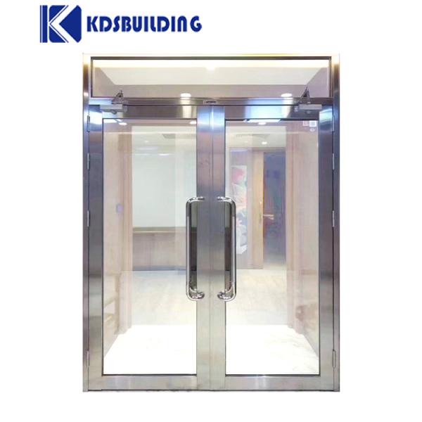 KDSBuilding High Quality Low Price China Supplier Double Glass Single Steel Door Design