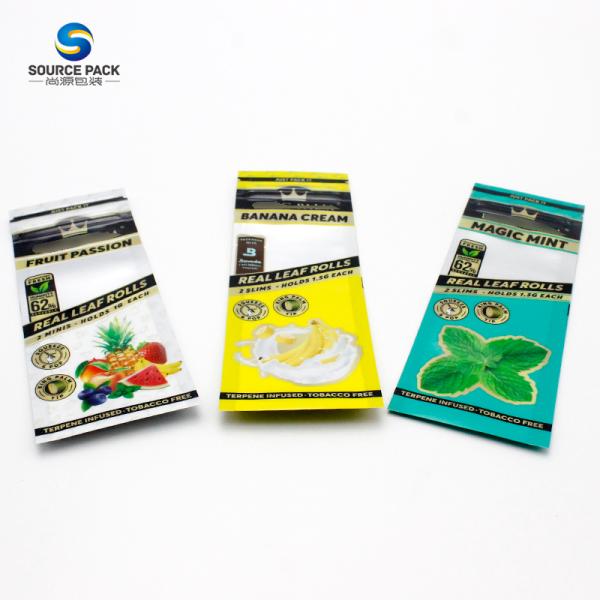 Складка сигарок обертка Mylar сумка на заказ напечатанный запахоустойчивый мешок