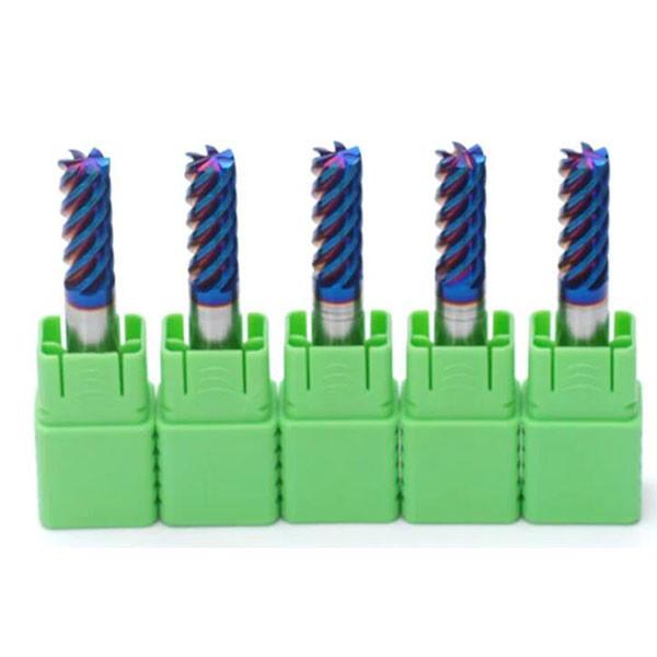 6-Flute Precision Carbide Square End Mill for Metalworking and CNC Machining
