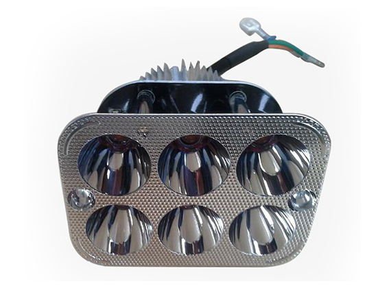 Черный/серебристый электрический мотоцикл велосипеда привел фару 10-32В