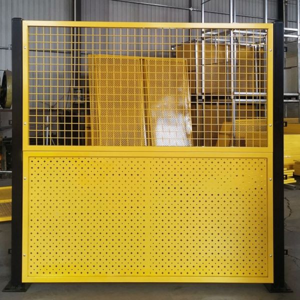Waterproof Punched Plate Warehouse Fence Used In Warehouse And Workshop Isolation