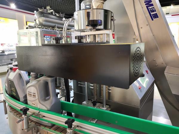 60-120BPM Máquina de embalagem química selante de indução automática para garrafas de vidro de plástico