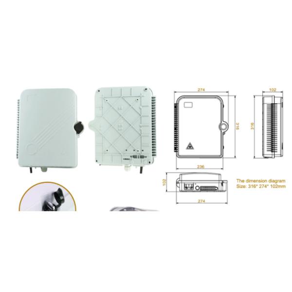 Ip55 24 ядри 3 в 24 из коробки распределения оптического волокна