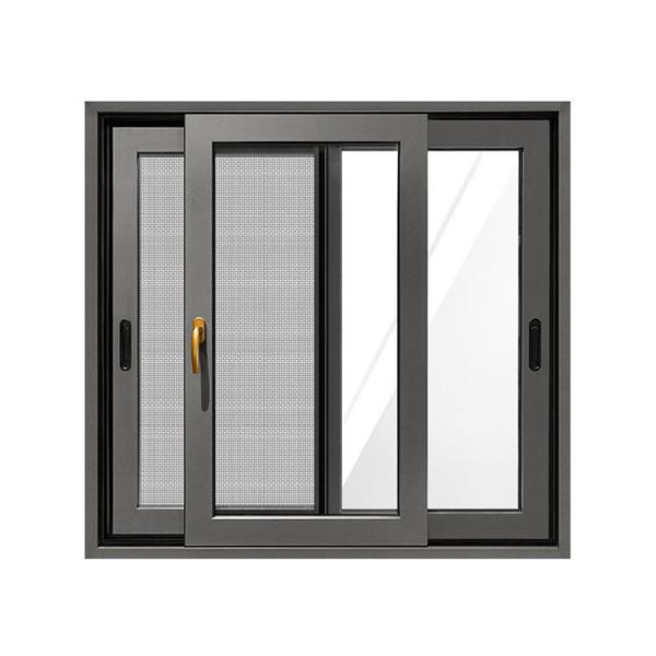 Large Size Double Glass Aluminum Door with Heat Insulation Function and Roller Blind