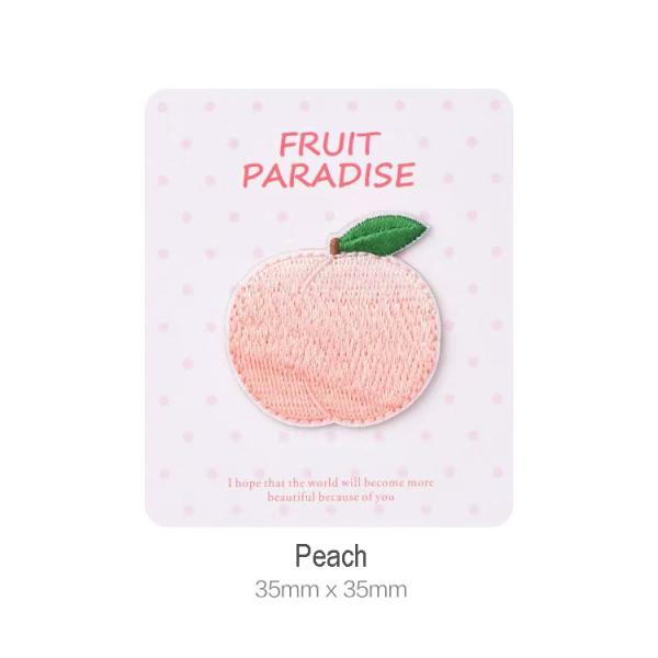 Mix Match Fruit Stickers 3d Clothing Embroidery Patch Durable and long-lasting Iron-On Patches for Clothes Bags Hats