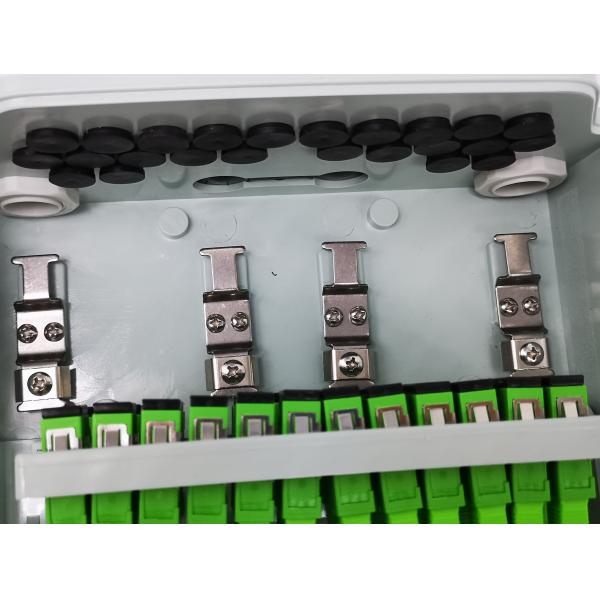 Outdoor 24 Port SC APC Couplers ODB Fiber Optic Splitter Box