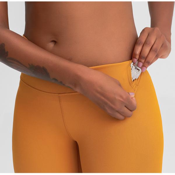 Elastic Nude Color Yoga Pants Quick Drying STC Womens High Waisted Running Tights