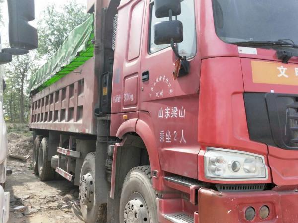 Sinotruk Howo 8x4 12 Tires Sand Transport Used Dump Tipper Truck For Sale