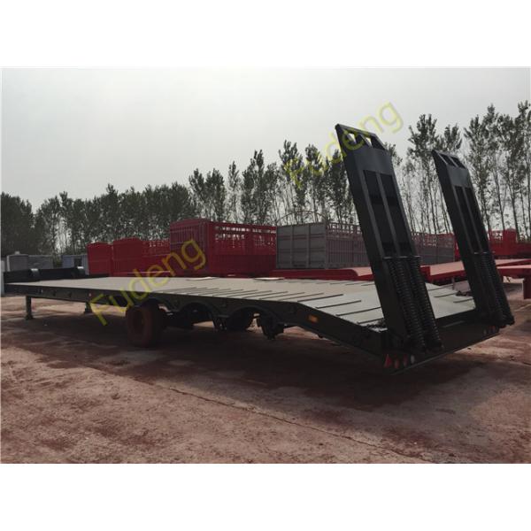 FUWA / BPW Axle Low Bed Semi Trailer High Tensile Steel Q345B Material
