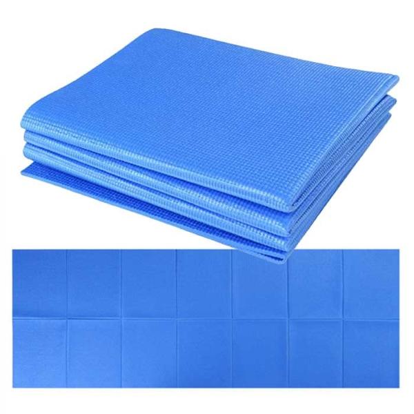 Colorfast Eco Friendly Yoga Mats , 3mm Foldable Non Slip Exercise Mat