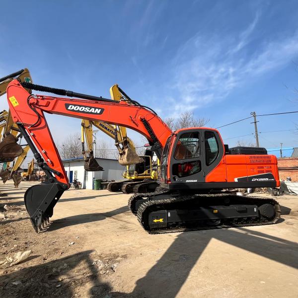 21500KG Doosan DX225 Used Backhoe  Excavators Track Heavy Equipment Digger