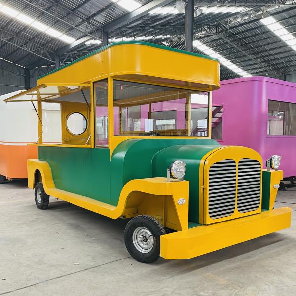 Customerized Electric Mobile Street Fast Food Snack Catering Van Truck Trailer Kiosk