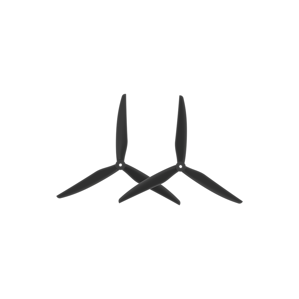 Hot Gemfan 1050 10 Inch 3-Blade Propeller Black Glass Fiber Nylon Macroquad For Longrange Diy Drone 1cw+1ccw Accessories Parts